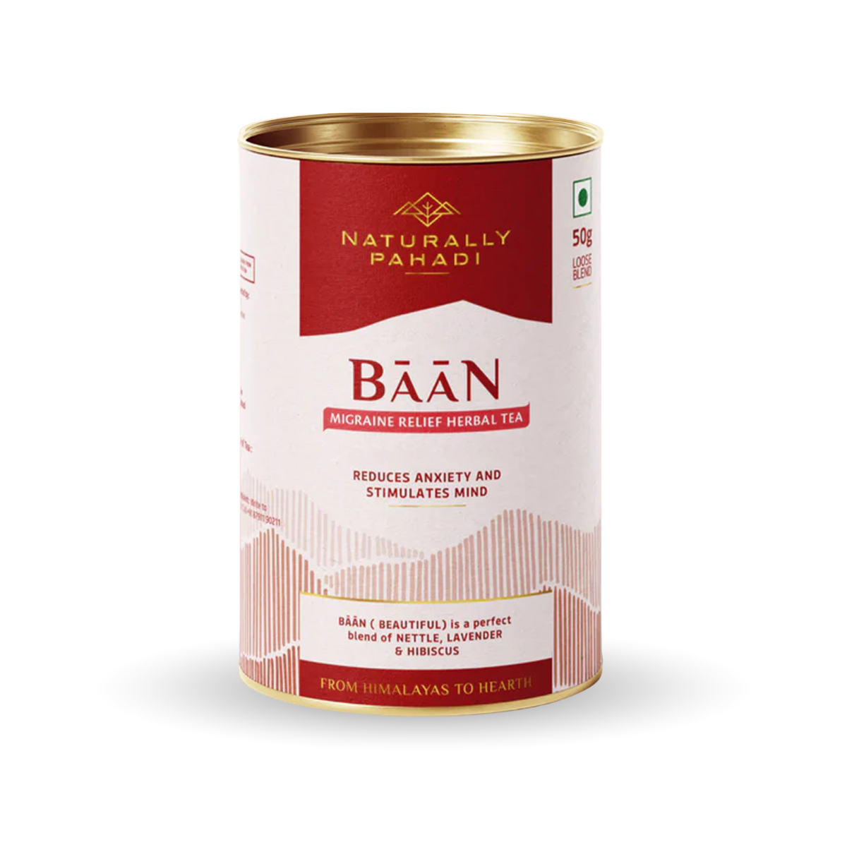 Baan Herbal Tea - Anxiety and Migraine Relief Tea (50g)