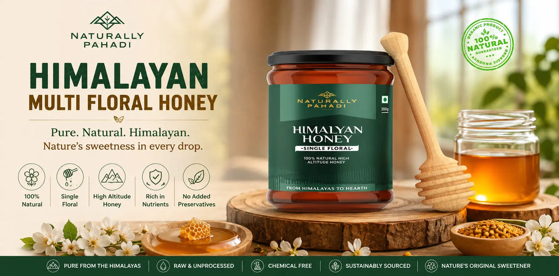 Himalayan Multi Floral Honey Online: A Natural Taste of the Himalayas | Naturally Pahadi
