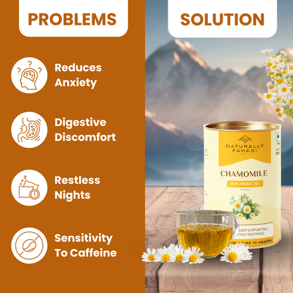 Chamomile Herbal Tea for Better Sleep & Relaxation (50g)