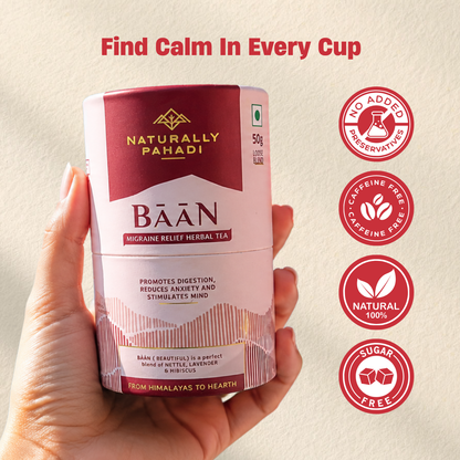 Baan Herbal Tea - Anxiety and Migraine Relief Tea (50g)