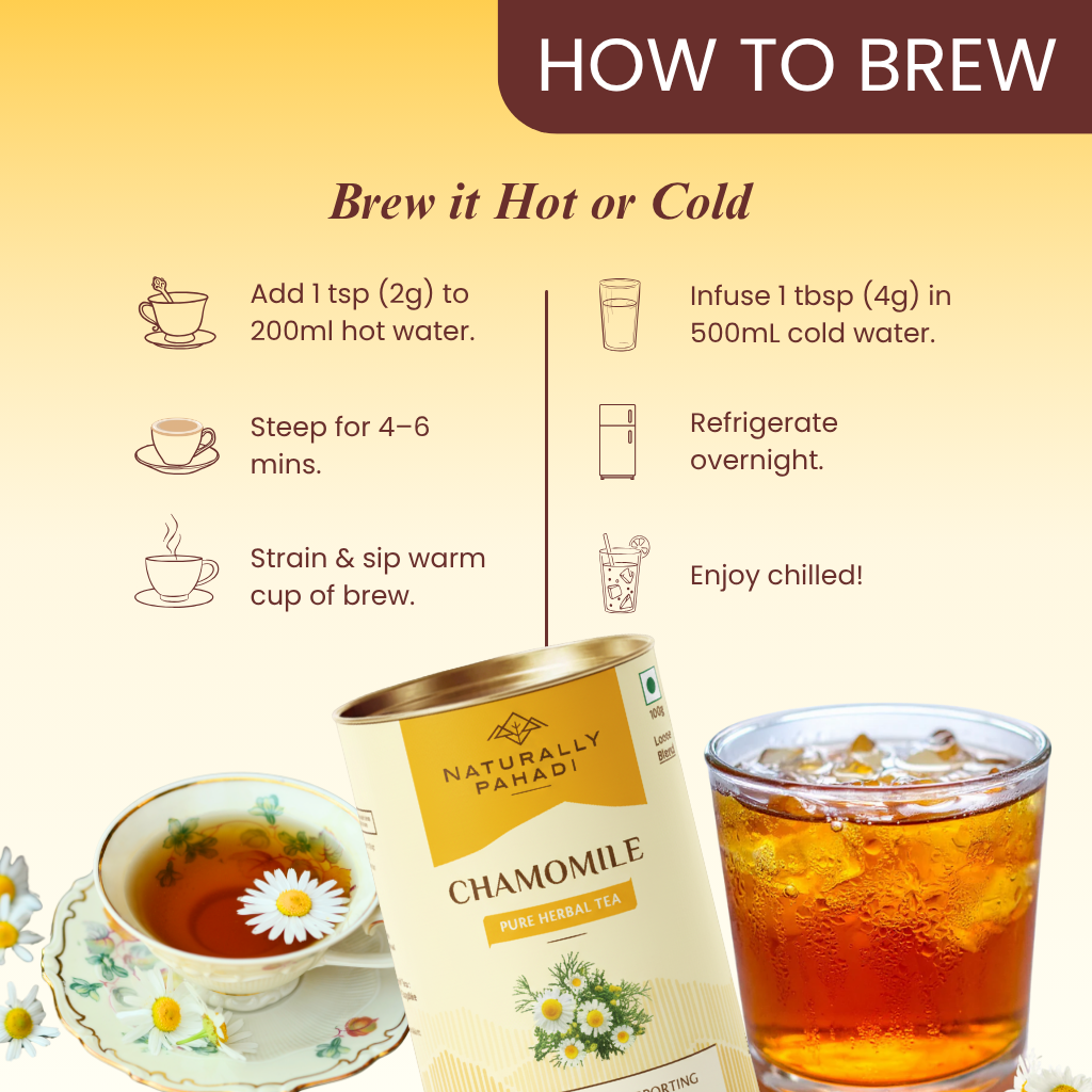 Chamomile Herbal Tea - Sleep Supporting Tea (50g)