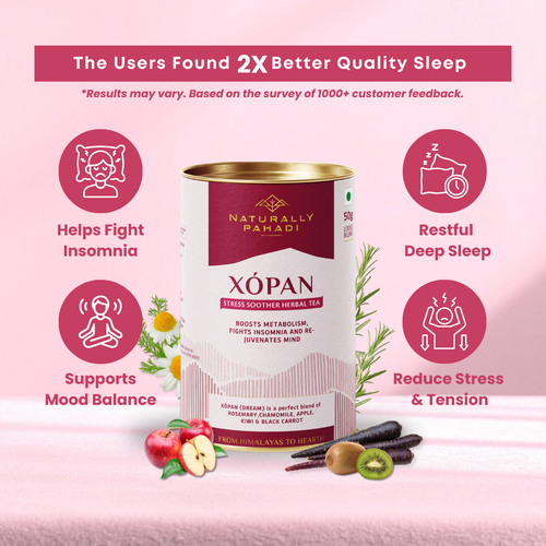 Xopan Herbal Tea - Calms Mind Helps Sleep Naturally - (50g)