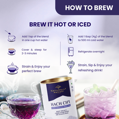 Hach ch'i Herbal Tea - Immunity & Energy Boosting Tea (50g)