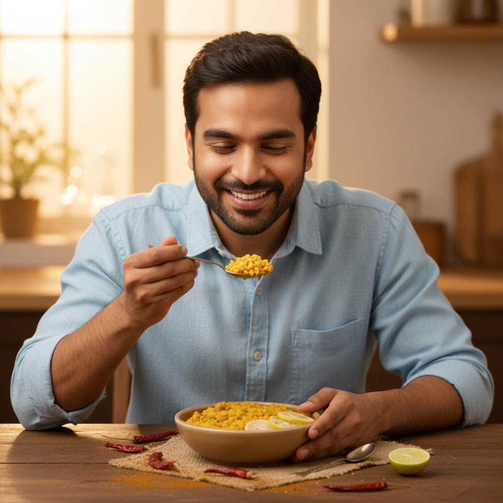 Instant Barnyard Curd Millet Porridge Mix- Peri Peri (80g)