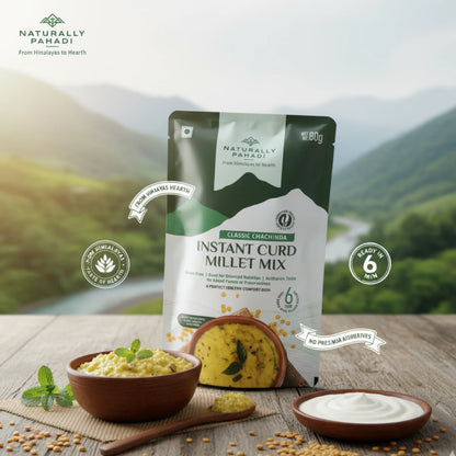 Instant Barnyard Curd Millet Porridge Mix-Classic (80g)