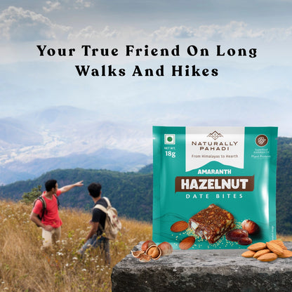 Amaranth Hazelnut Date Bites (Super Saver Pack of 10)