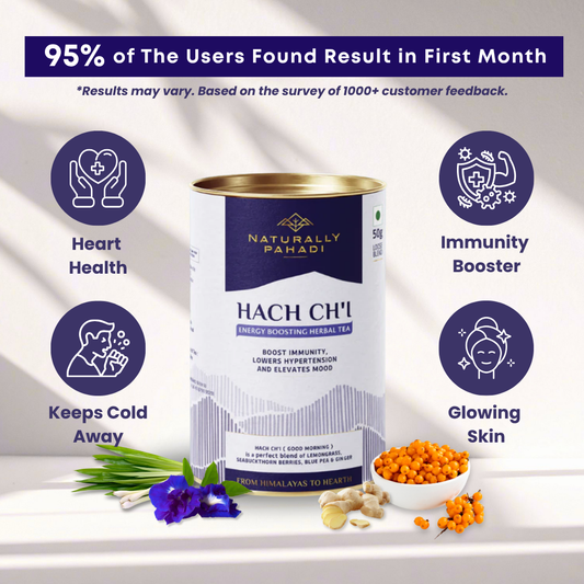 Hach ch'i Sea Buckthorn Tea - Immunity & Energy Boosting (50g)