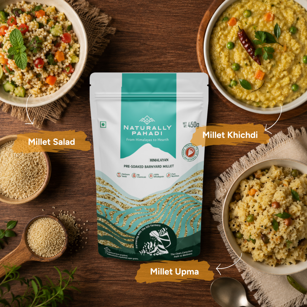 Himalayan Pre Soaked Barnyard Millet (450g)