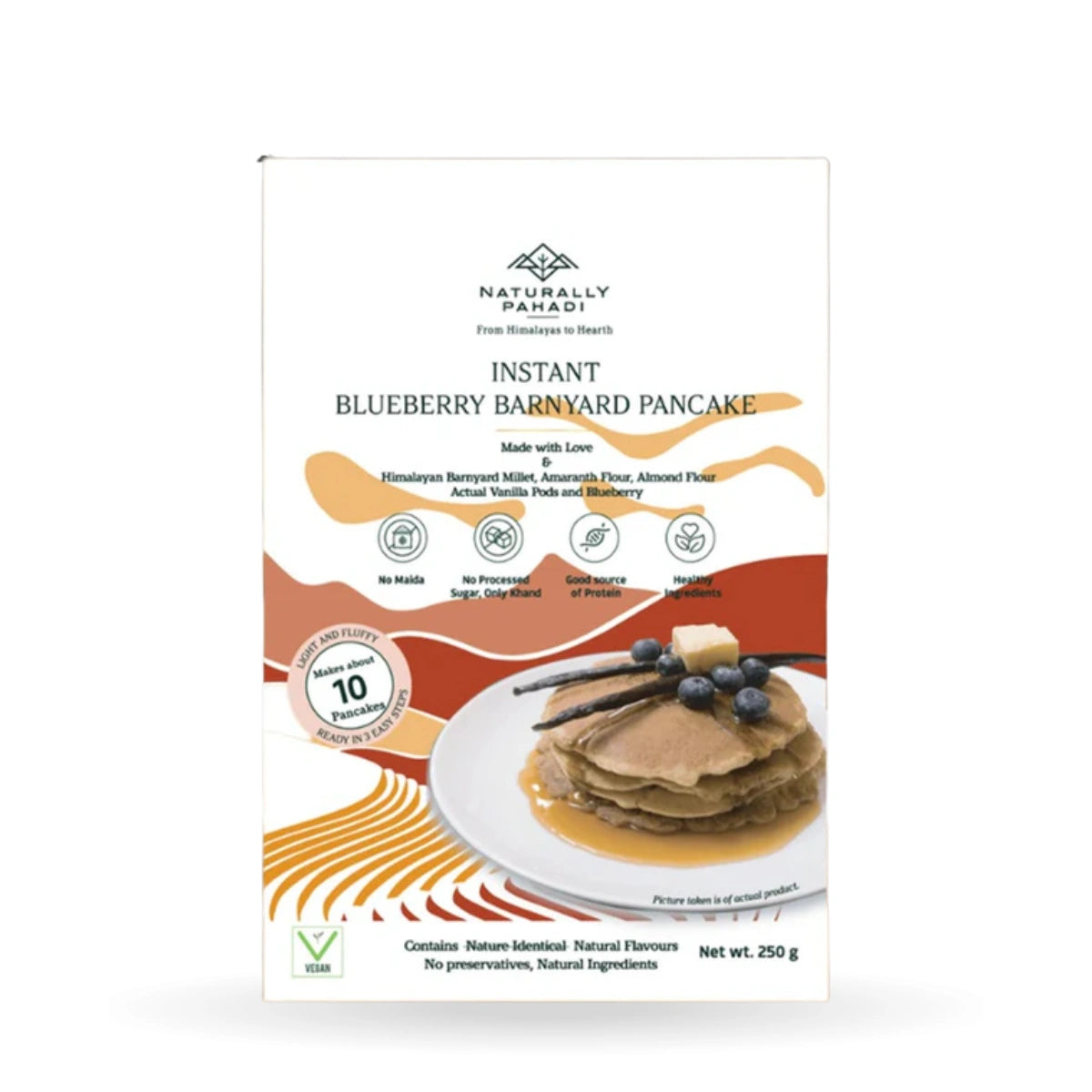 Instant Blueberry Barnyard Millet Pancake (250g)
