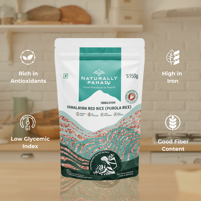 Himalayan Red Rice (Purola Laal Chawal- 950g)