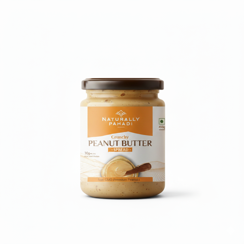 Crunchy Peanut Butter; 30g Protein in Every 100g (450g)