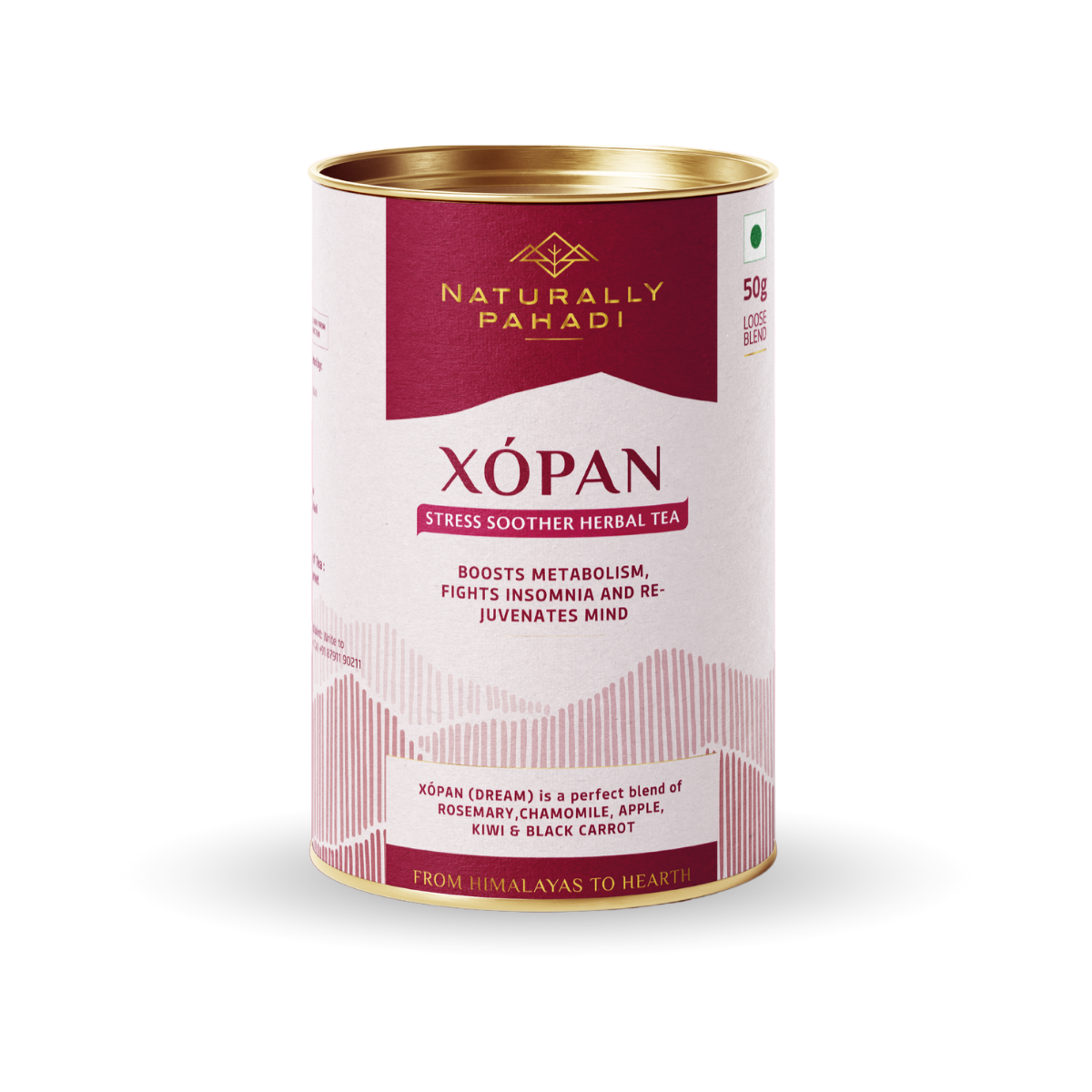 Xopan Herbal Tea - Calms Mind Helps Sleep Naturally - (50g)
