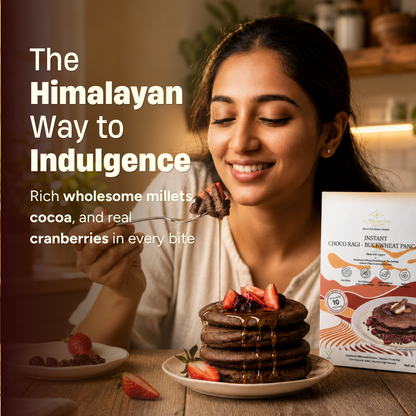 Instant Choco Cranberry Ragi Millet Pancake (250g)