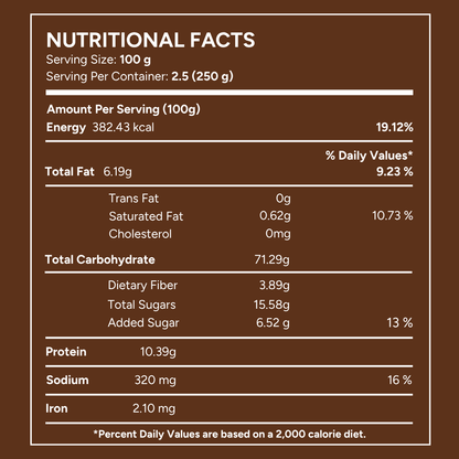 Instant Choco Cranberry Ragi Millet Pancake (250g)