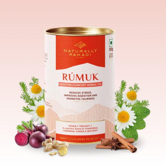 Rumukh Herbal Tea -  For Better Digestion and Gut Health - (50g)
