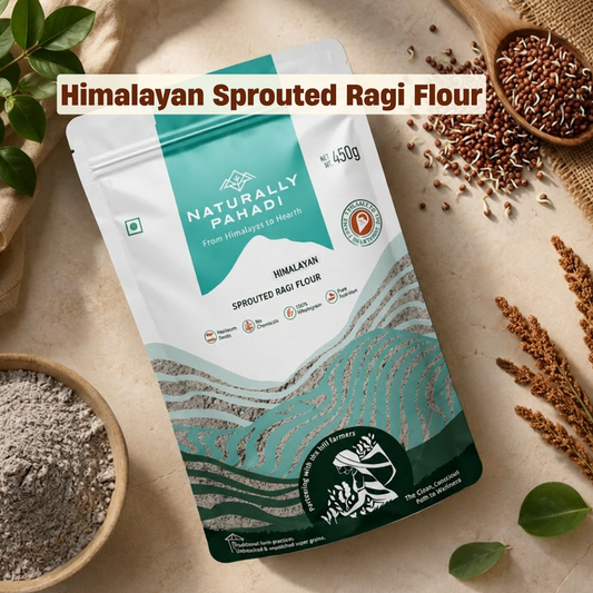 Himalayan Sprouted Ragi Flour (Ragi Atta) 450g