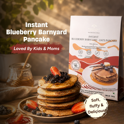 Instant Blueberry Barnyard Millet Pancake (250g)