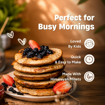 Instant Blueberry Barnyard Millet Pancake (250g)