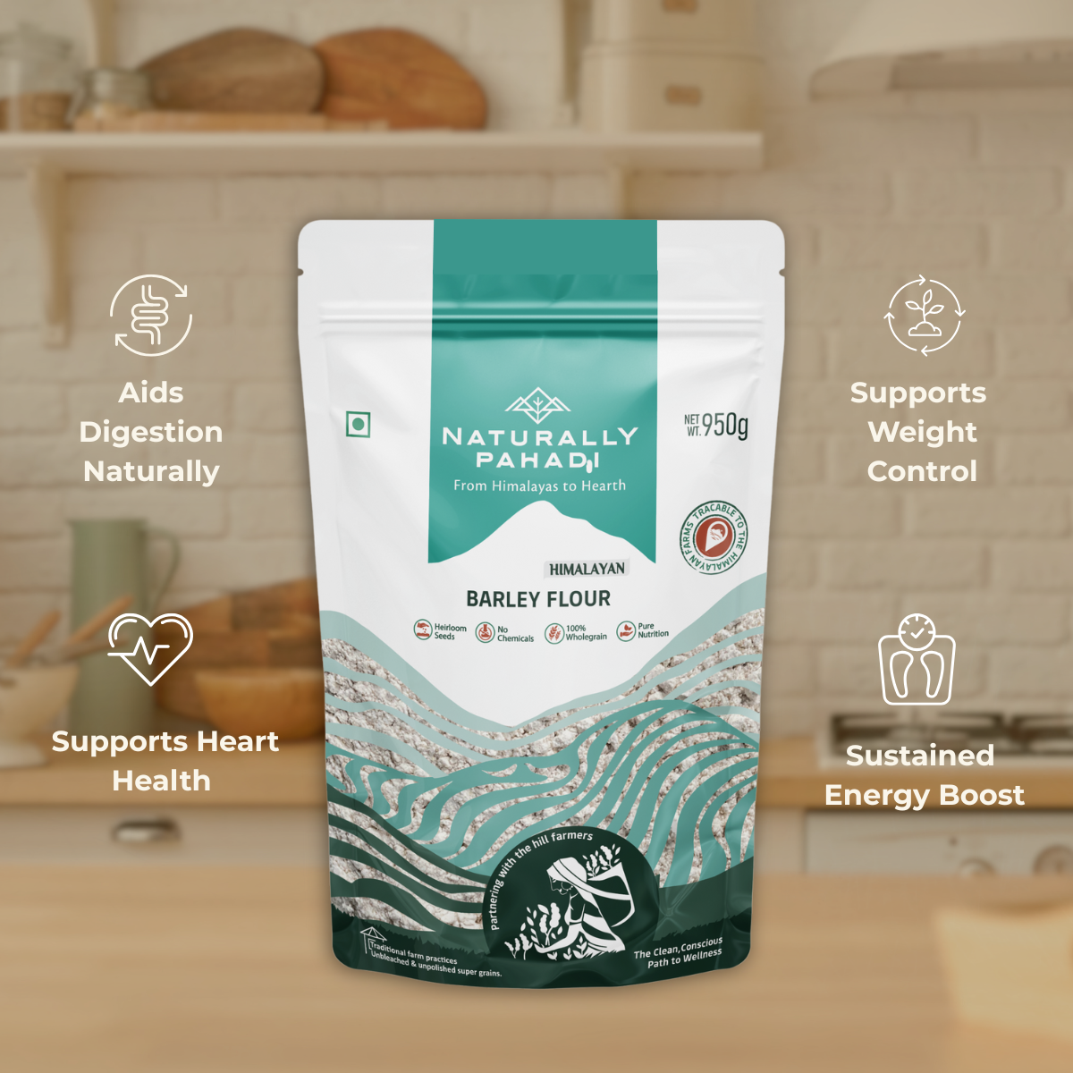 Himalayan Barley Flour - (950g)