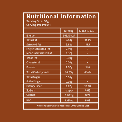 Instant Barnyard Curd Millet Porridge Mix- Peri Peri (80g)