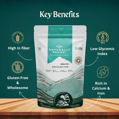 Himalayan Sprouted Ragi Flour - (450g)