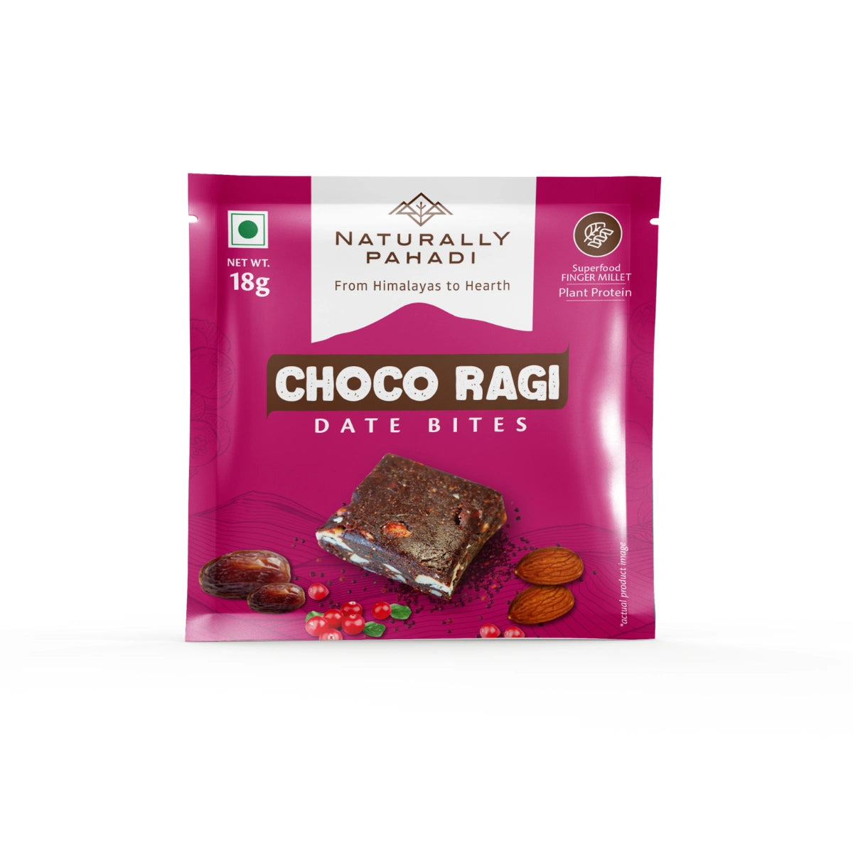 Premium Choco Ragi Date Bites healthy snack rich in protein and fiber
