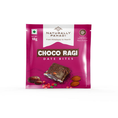 Premium Choco Ragi Date Bites healthy snack rich in protein and fiber
