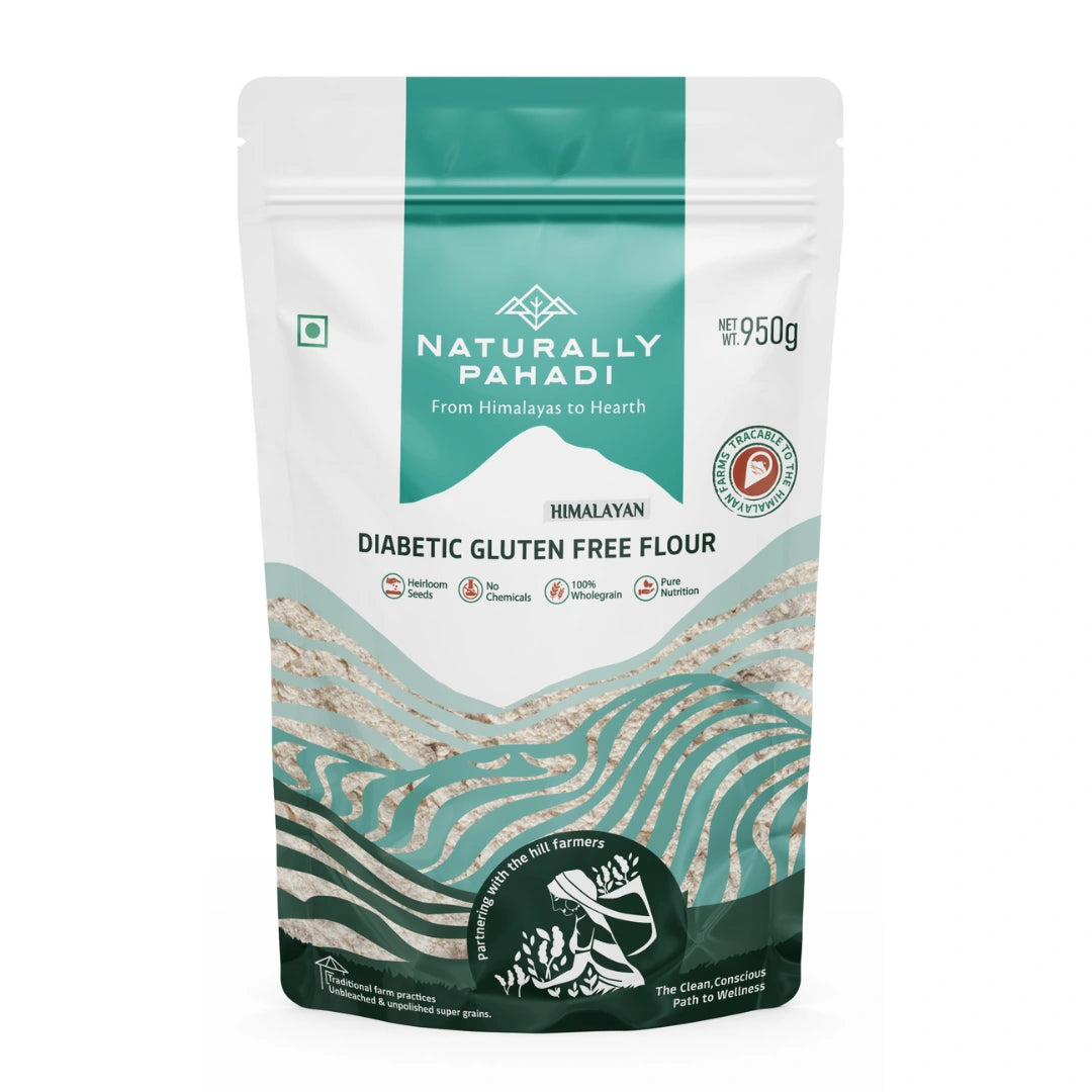 Premium Diabetic Gluten Free Flour with low GI, high fiber and protein
