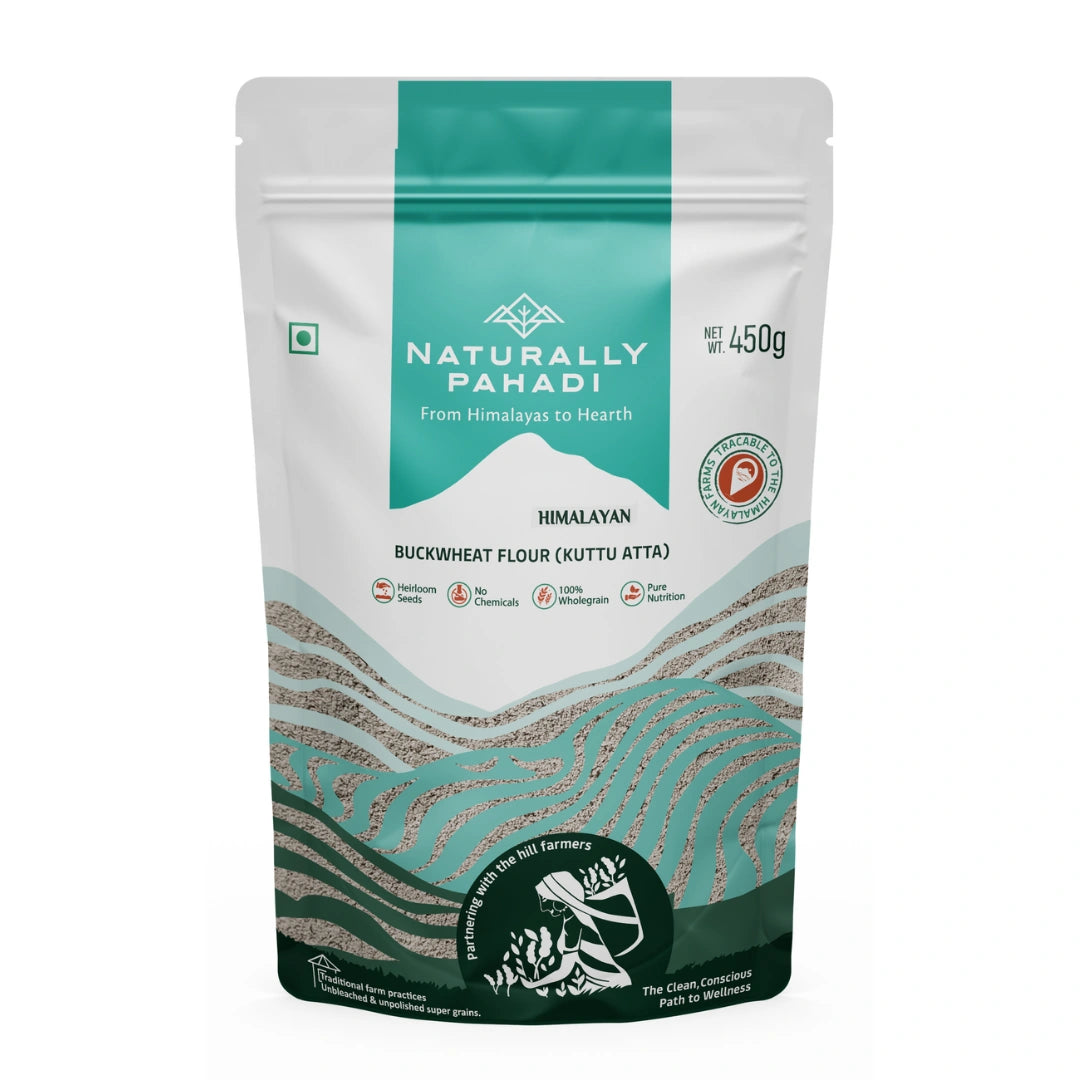 Premium Himalayan Buckwheat Flour (Kuttu Ka Atta): gluten-free, high-protein flour
