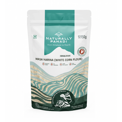 Premium Masa Harina Nixtamalized White Corn Flour gluten-free flour for authentic recipes
