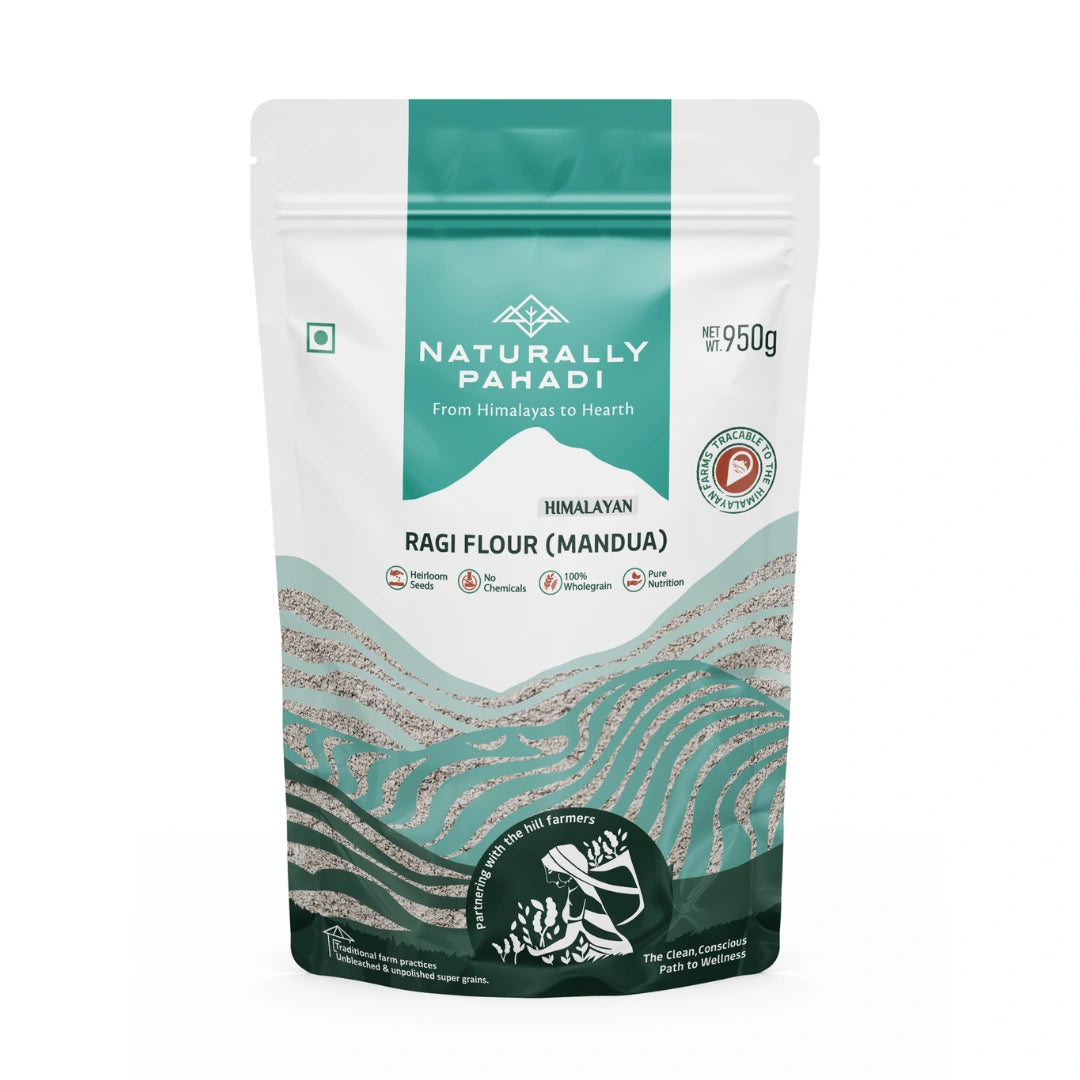 Premium Himalayan Ragi Flour (Finger Millet Flour) for healthy family nutrition
