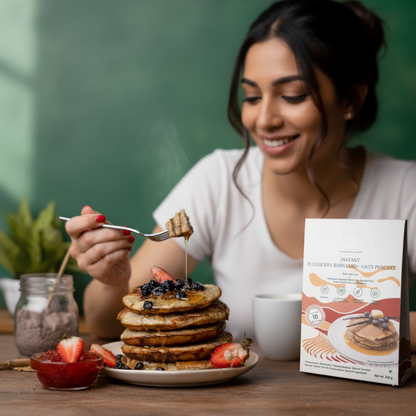 Instant Blueberry Barnyard Millet Pancake (250g)