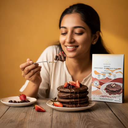 Instant Choco Cranberry Ragi Millet Pancake (250g)